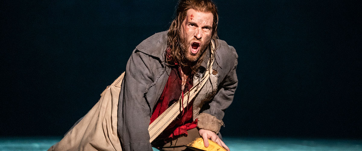 Nick Cartell as Jean Valjean in Les Misérables | Photo: Matthew Murphy & Evan Zimmerman for MurphyMade