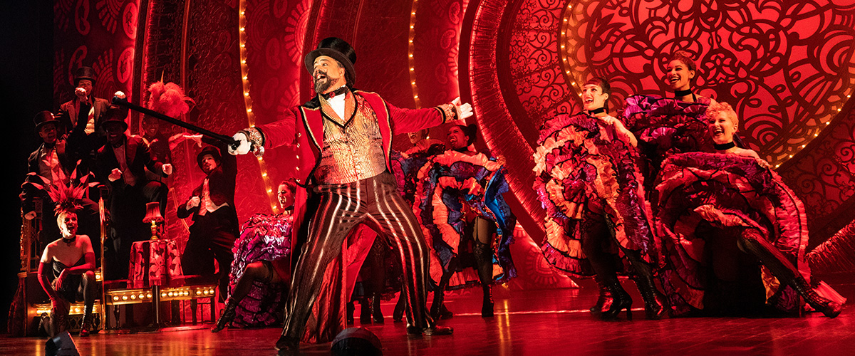 Austin Durant and the cast of the North American Tour of Moulin Rouge! The Musical, photo by Matthew Murphy for MurphyMade